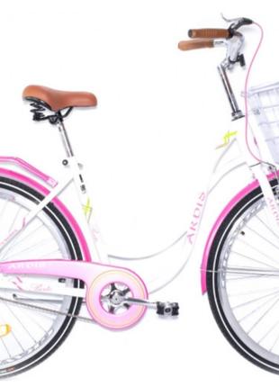 Велосипед Ardis Berta 28" 19" 2019 Біло-рожевий