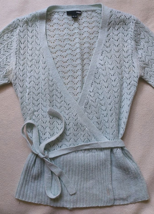 Женский теплый свитер джемпер кофта на запах H&M размер S-M