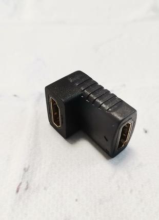 З'єднувач HDMI (F) to HDMI (F) кутовий