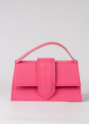 Женская сумка розовая сумка с ручкой розвый клатч через плечо