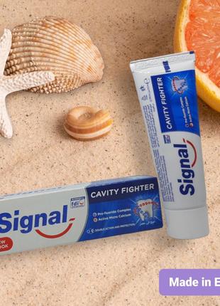 Signal cavity fighter 25 ml отбеливающая зубная паста Египет