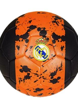 М'яч футбольний No5 "Реал Мадрид", жовтогарячий