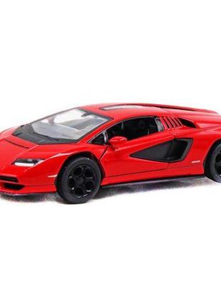 Машинка металлическая "Lamborghini countach", красный