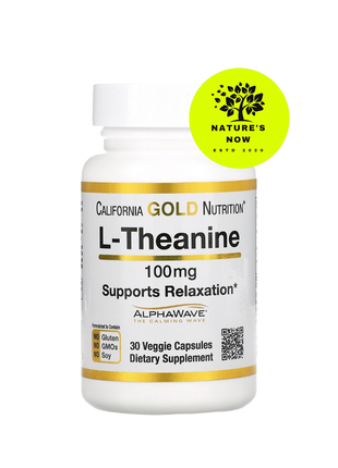 California gold nutrition l-теанин 100 мг - 30 капсул / сша