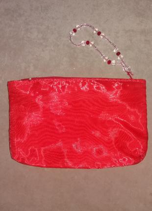 Свадебная вечерняя сумочка-клатч Красный