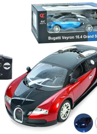 Машина B14 (6шт) р/к, Bugatti, 1:14, акум, 32см, світло, гумов...