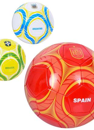 М'яч футбольний EN 3335 (30шт) розмір 5, ПВХ, 1,8мм, 340-360г,...
