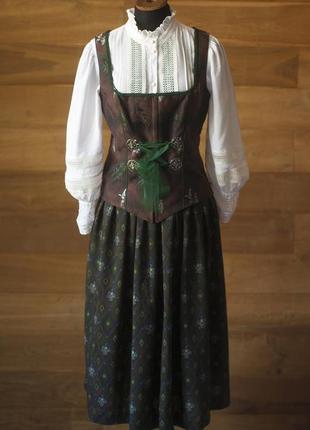 Коричневый винтажный женский корсет landhouse, размер m