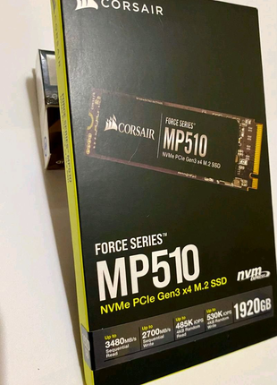 SSD CORSAIR MP510 NVMe PCIe Gen3 M2 (гарантия)