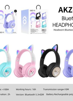 Музичні навушники-вкладки з підтримкою Лиса з вушками Bluetoot...