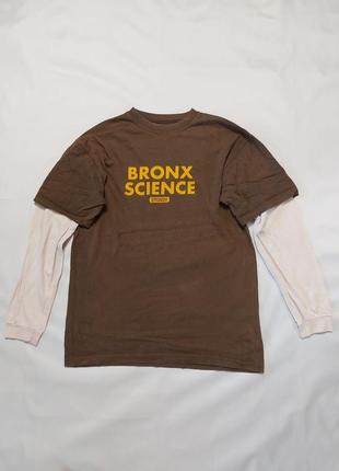 Лонгслів vintage stussy bronx science long sleeve
