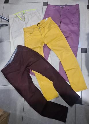 Набор стильных мужских брюк - zara, p&amp;b, massimo dutti - н...