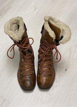 Шкіряні,зимові чоботи фірми merrell.розмір 39,сапоги,ботінки