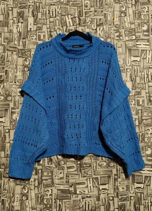 Укорочений оверсайз светр великого розміру від boohoo.