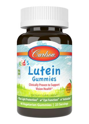 Натуральная добавка Carlson Labs Kid's Lutein Gummies, 46 желе...