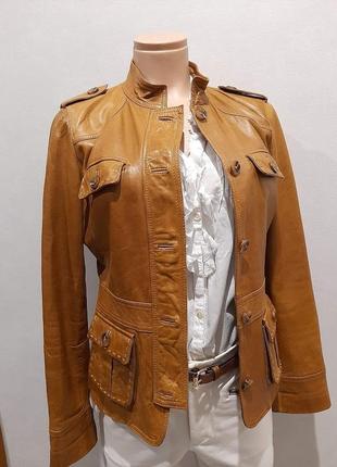 Куртка кожаная Massimo dutti р. s