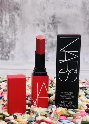 ✔️оригінал матова червона помада nars powermatte long-lasting ...