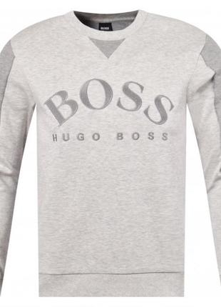 Свитшот, кофта, толстовка hugo boss light pastel grey salbo sw...