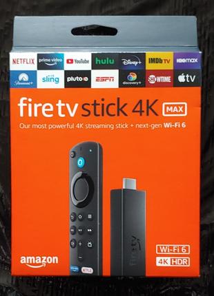 Медиаплеер Amazon Fire TV Stick 4К Max приставка ТВ