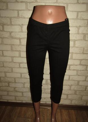 Черные укороченные брюки xs-34 bpc