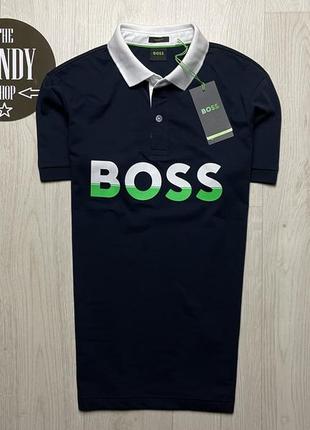 Мужское премиальное поло, футболка hugo boss, размер s