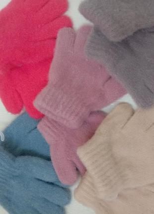 Перчатки перчатки детские теплые на 1-3 года