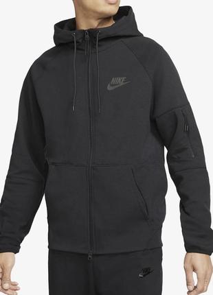 Толстовка nike sportswear hoodie full-zip dr8910-010