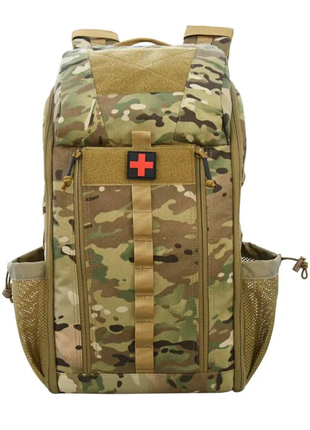 Медичний рюкзак, рюкзак бойового медика мультікам 1000d