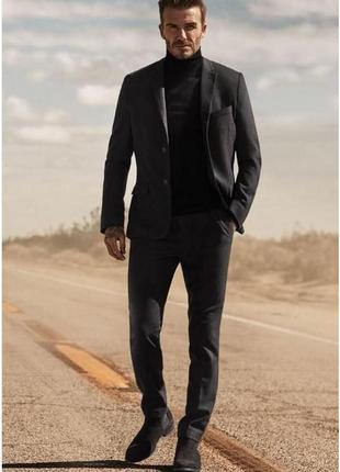Мужские шерстяные штаны , коллаборация h&m david beckham шерсть