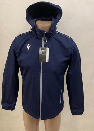 Куртка спортивная macron синяя оригинал ветровка мужская