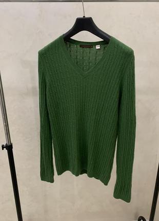 Кашемировый свитер джемпер uniqlo женский шерстяной зеленый вя...