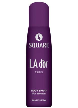 Жіночий дезодорант-спрей 4 SQUARE La D'or, 150 мл/282660