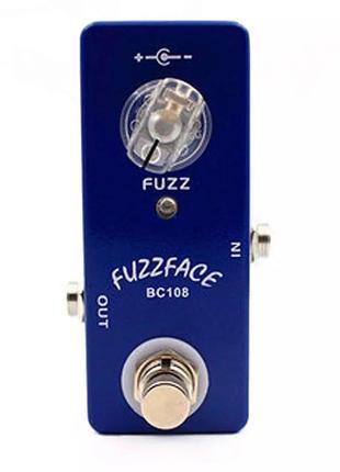 Гитарная mini педаль эффектов Mosky fuzz fuzzface для электрог...