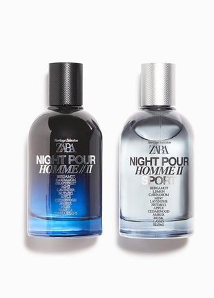 Набор для мужчин Zara Night Pour Homme II + Zara Night Pour Ho...