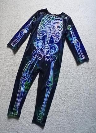 Карнавальный человечек скелет на 4-5 лет.