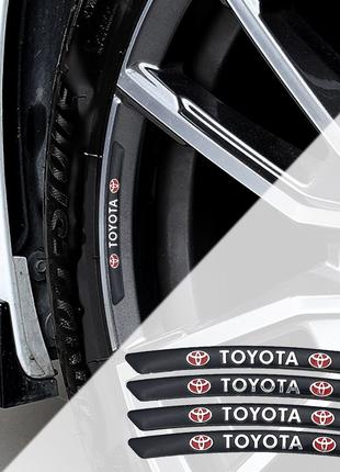 Наклейка Toyota на диски (чёрный)
