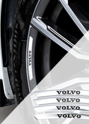 Наклейка Volvo на диски (хром)