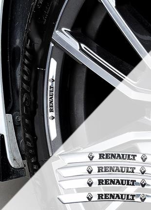 Наклейка Renault на диски (хром)