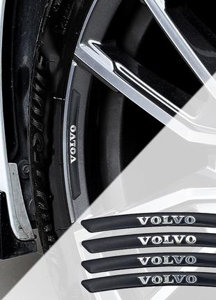 Наклейка Volvo на диски (чёрный)