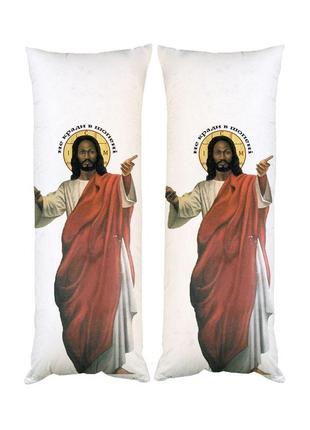 Подушка дакимакура Бог Иисус Мэм декоративная ростовая подушка...