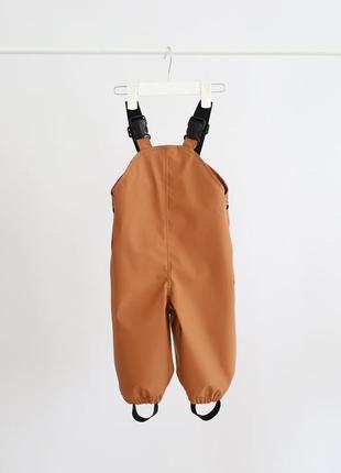 Штаны-дождевики waterproof, коричневые