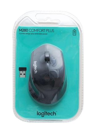 Wireless Мышь Logitech M280 Цвет Чёрный