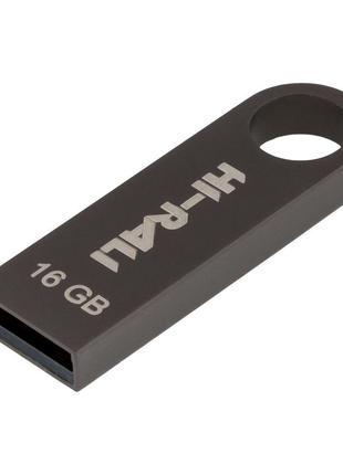 Накопичувач USB Flash Drive Hi-Rali Shuttle 16gb Колір Чорний