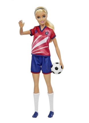 Барби футболистка с мячом barbie soccer fashion doll, оригинал...