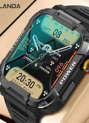 Смарт-часы Melanda MK66 (тонометр, пульсометр) цвет; черные, мили