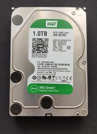 жорсткий диск WD Green 1TB 5400об/хв