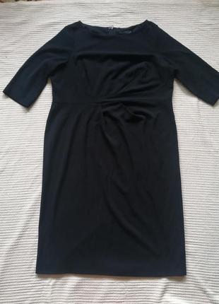 Платье Черное большое размером, платье, платье
