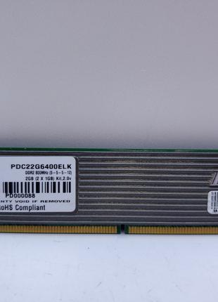 Оперативная память DDR2 1Gb Patriot (PC2-6400, 800Mhz, б/у)