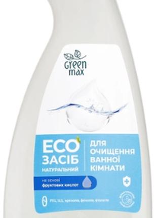 Еко-засіб натуральне Green Max для очищення ванної кімнати (зм...