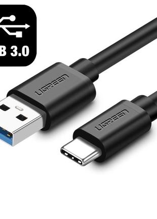 Кабель скоростной 5 Гбит/с USB на Type-C UGREEN Cable Nickel P...